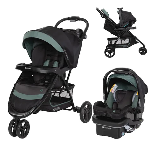 Vista 20 de Sistema de viaje Baby Trend EZ Ride SE con asiento de seguridad para bebé, Bluebell