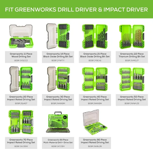 Vista 11 de Greenworks - Herramientas eléctricas CK24L1520, con kit de batería, color verde