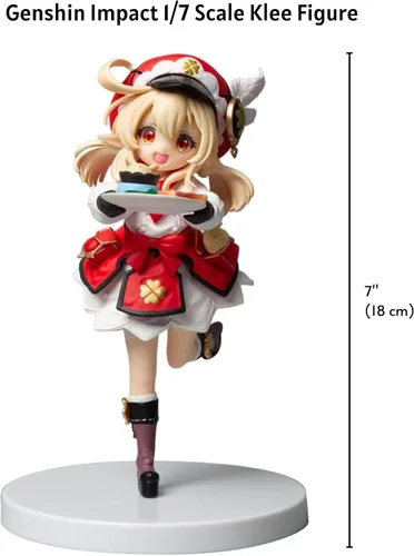 Vista 6 de Genshin Impact Klee Figura - Linda Figura de Colección de Klee a Escala 1/7