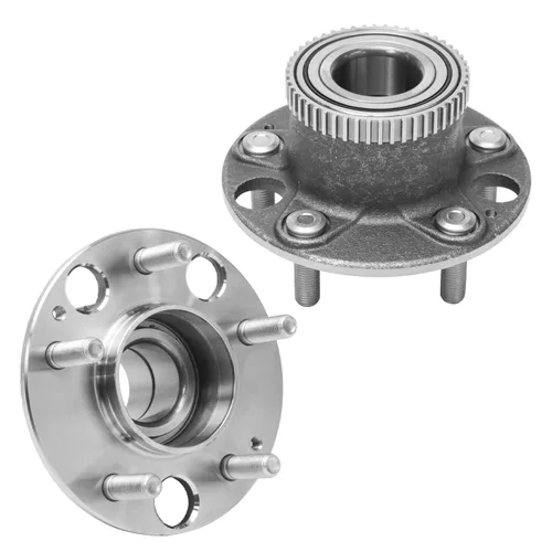Vista 22 de Detroit Axle - Cojinete de rueda delantera y cojinete de rueda trasera para Honda Civic 1992-2000, Civic Del Sol 1993-1997, 4 lengüetas no ABS 1992