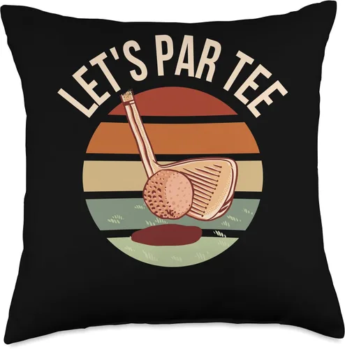 Vista 5 de Lets Par Tee Golf Almohada de tiro 16x16, multicolor