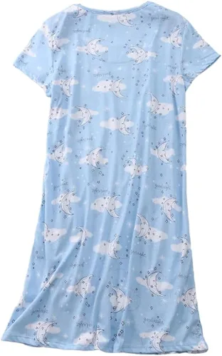 Vista 2 de SKAYS Camisones para mujer, vestidos de noche para mujeres adultas, camisones y camisones para mujer, camisones para mujer