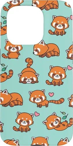 Vista 14 de Cute Funny Kawaii Womens Girls Kids Red Panda Lover Pattern Case for iPhone 17