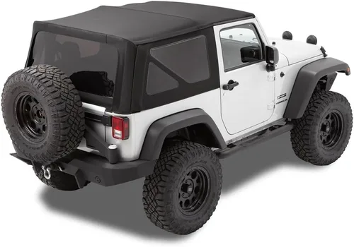 Vista 2 de Bestop 7984617 Repuesto de sarga negra para hardware OEM - Wrangler 2010-2018 de 2 puertas