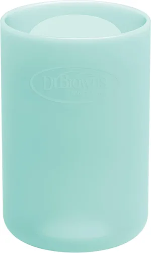 Vista 19 de Dr. Brown's Options+ Funda estrecha para botella de vidrio, 100% silicona, rosa, sin BPA, 4 onzas, paquete de 1