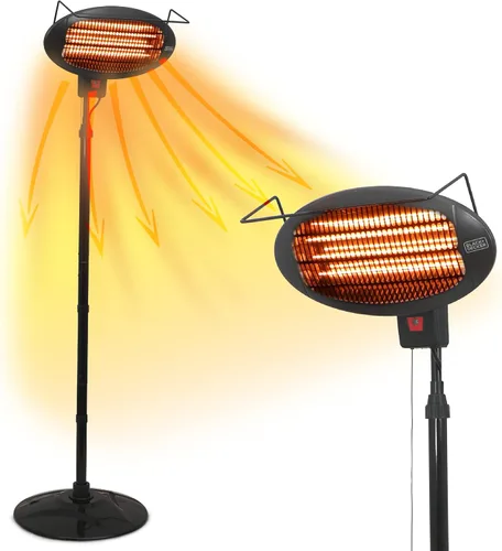 Vista 9 de BLACK+DECKER Calentador Eléctrico de Techo para Patio, Calentador para Exterior con Control Remoto
