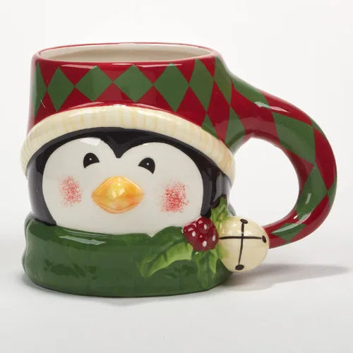 Vista 5 de Certified International Holiday 4 Pc. Juego de tazas, 18 onzas, multicolor