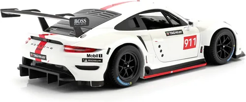 Vista 3 de Bburago Bburago 28013 - Modelos de autos fundidos a presión Porsche 911 RSR GT #911 White Race Series 124