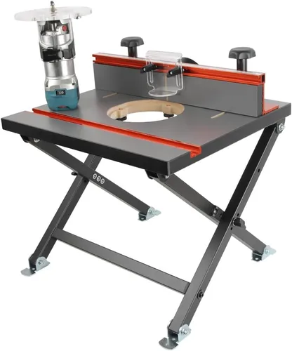 Vista 4 de Mesa de enrutador plegable con soporte ajustable