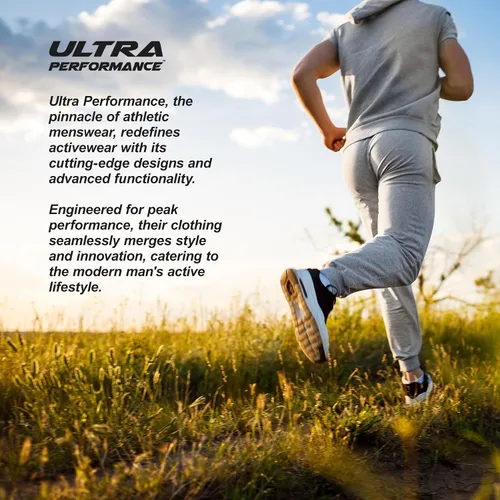 Vista 7 de Ultra Performance 3 Pack Mens Joggers Mens Athletic Sweatpants with Pockets for Men, Small - 5X