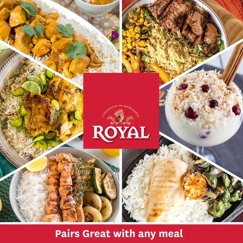 Vista 5 de Arroz blanco basmati auténtico Royal, 15 libras (paquete de 2)