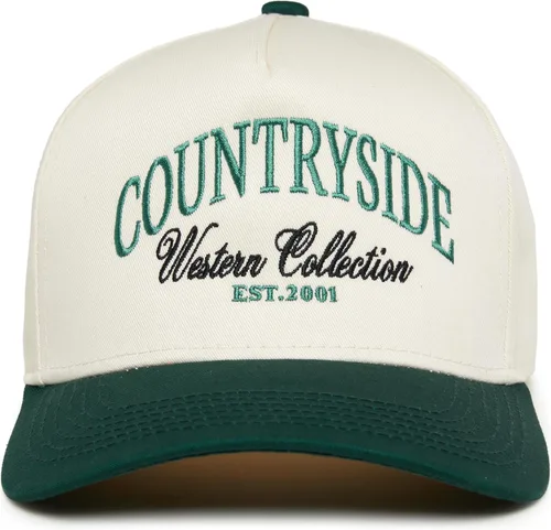 Vista 100 de Funky Junque Gorra de béisbol de 2 tonos para camionero adulto Misbehavin' - Leopardo/Beige