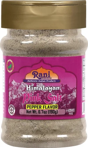 Vista 15 de Rani Himalayan Pink Salt Granules 5 in 1 Flavors (Mint, Smokey Garlic, Italian, Pepper, Peri Peri) PET Jar ~ All Natural Vegan Gluten Friendly
