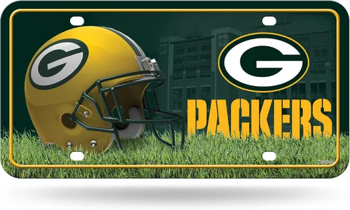 Vista 34 de Rico Industries Placa de matrícula de metal unisex para adultos de la NFL