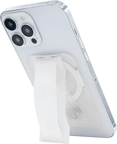 Vista 15 de LoveHandle PRO Compatible con MagSafe Agarre Magnético para Teléfono con Soporte - Montar, Correa y Soporte para Smartphone y Tableta - Anillo