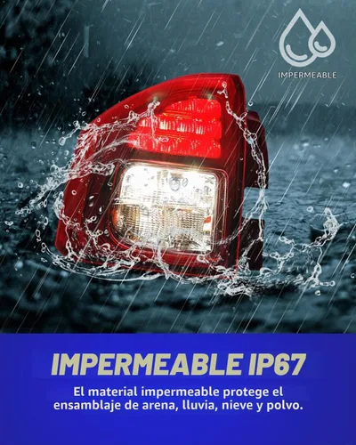 Vista 7 de AUTOONE - Para 2014 2015 2016 2017 Jeep Compass luces traseras de fábrica con bombillas, lado del conductor (LH)