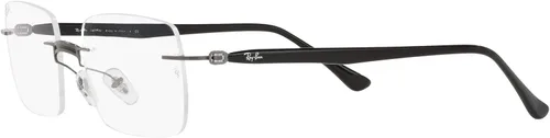 Vista 2 de Ray-Ban RX8767 - Marcos rectangulares de titanio para anteojos