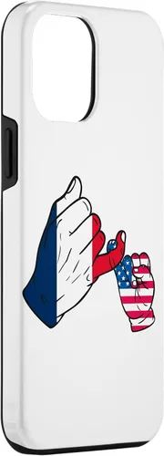 Vista 25 de iPhone XR Parent and child France USA family Case