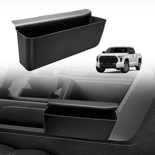 Vista 13 de Muslogy Organizador de consola central y caja de almacenamiento de palanca de cambios compatible con Toyota Tundra 2022 2023 2024 2025, accesorios