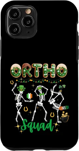Vista 10 de Funda ortopédica a juego para iPhone 15 Ortho St Patricks Squad