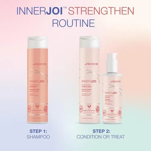 Vista 6 de Joico InnerJoi Strengthen Oil Cream Masque For Damaged, Color-Treated Hair Sulfate & Paraben Free Naturally-Derived Vegan Formula