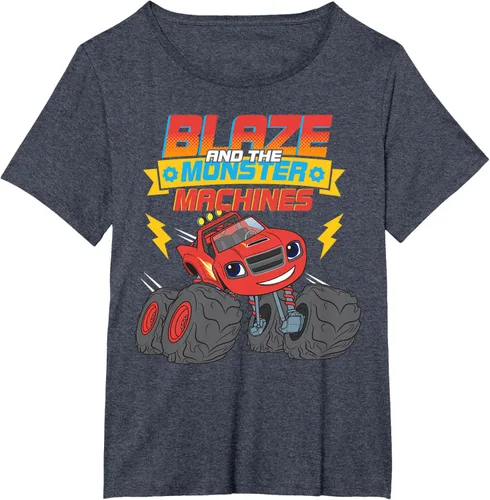 Vista 52 de Blaze & The Monster Machines Cute Blaze - Camiseta Negro