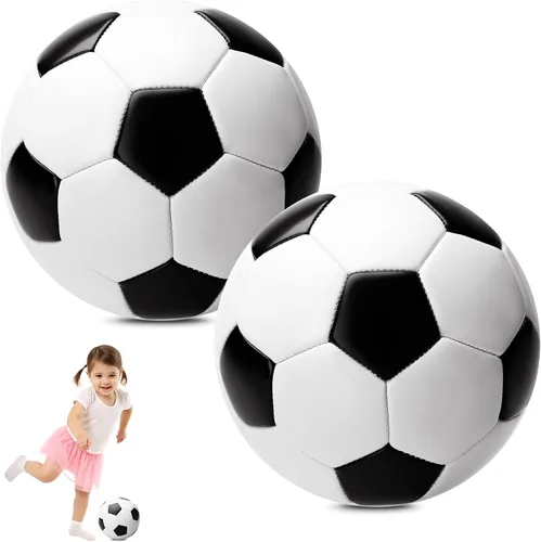 Vista 9 de INPODAK Balón de fútbol tamaño 3 tamaño 2 para niños pequeños 1-3 3-8, 1 o 2 unidades de dibujos animados de dinosaurio pequeño unicornio pelota