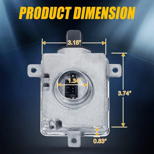 Vista 5 de RANSOTO W3T19371 - Balasto de xenón HID para faros delanteros compatible con Acura TL TSX ZDX MDX RDX ILX Honda Accord Odyssey Mazda 3 5 CX-5