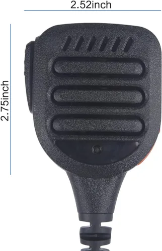 Vista 6 de WODASEN Micrófono de altavoz de radio impermeable Walkie Talkie Micrófono de mano para Retevis Ailunce HD1 RT29 RT47 RT47V RT48 RT82 RT83 RT87 NR30