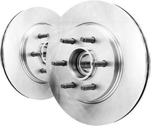 Vista 153 de Detroit Axle - Rotores de freno delantero para 04-13 Mazda 3 Rotores de frenos de disco 06-15 Mazda 5 Reemplazo: Rotor regular delantero de 11.81