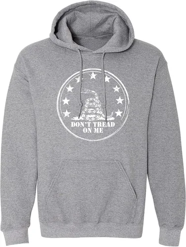 Vista 7 de zerogravitee Sudadera con capucha para adultos Don't Tread On Me en 9 colores Negro