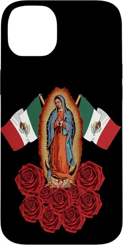 Vista 15 de Funda para iPhone 16 Nuestra Señora Virgen De Guadalupe Virgen María Mexicana