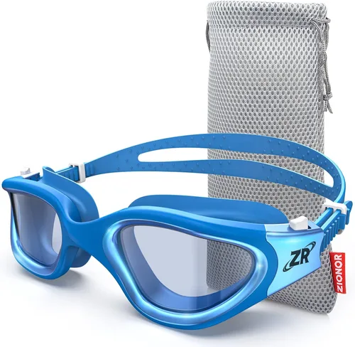 Vista 10 de ZIONOR G1 MAX - Gafas de natación polarizadas antivaho para hombres y mujeres A (polarizado + humo brillante)