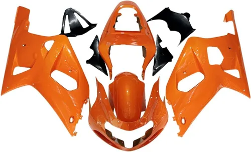Vista 14 de Kit de carenado de llama azul negro de plástico ABS para Suzuki GSXR600 GSXR750 K1 2000-2003 Carenados GSX-R600 GSX-R750 2001 2002 2003 Inyección