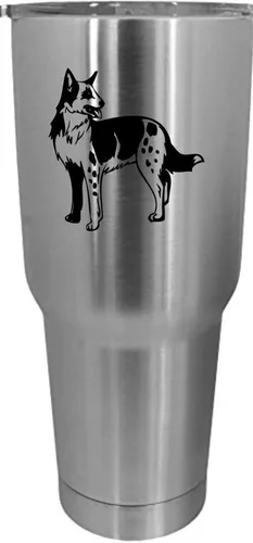 Vista 280 de Cairn Terrier - Vaso grabado con temática de perro, 30 onzas