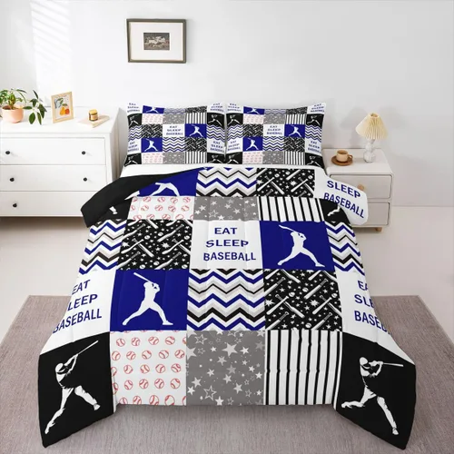 Vista 39 de Erosebridal Edredón de baloncesto para niños, juegos deportivos, inserción de edredón individual para niños, adolescentes y adultos, juego