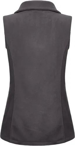 Vista 23 de SeSe Code Chaleco de forro polar ligero con cremallera frontal y bolsillos para mujer