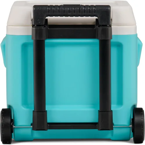 Vista 6 de Cooler Hard-Sided Ice Chest, Portable Insulated Cooler with Wheels, Telescoping Handle, Cool Riser Tech, Leak-Resistant