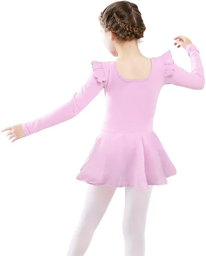 Vista 2 de Leotardo con tutu para danza ballet para niñas de 3 a 12 años