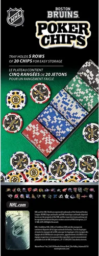 Vista 4 de Masterpieces NHL - Fichas de póquer unisex para adultos, 100 piezas