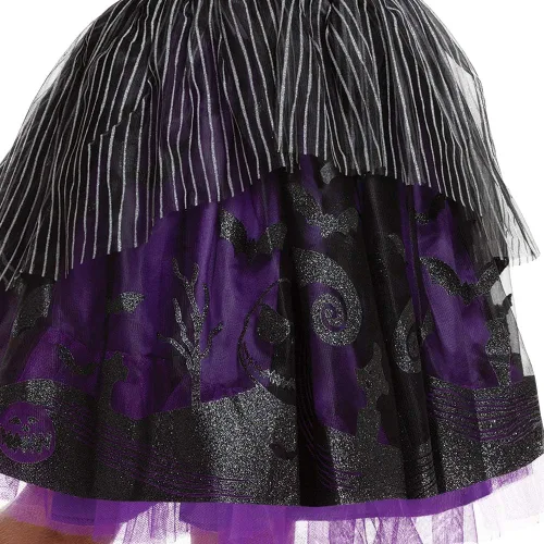 Vista 5 de Disguise Disfraz de Jack Skellington Nightmare Before Christmas Tutu Deluxe para niñas