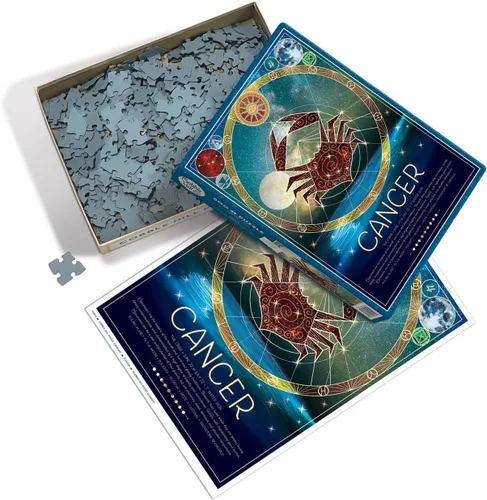 Vista 3 de Cobble Hill - Rompecabezas del zodiaco de 500 piezas, cáncer, incluye póster de muestra