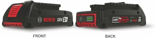 Vista 4 de Bat612- 2PK 18-volt iones de litio 2.0 Ah Bosch slim pack batería con indicador de combustible digital, 2-pack