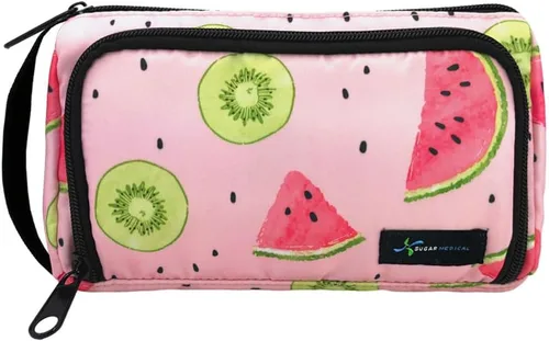 Vista 11 de Sugar Medical Bolsa aislante para insulina con organizador de bolígrafos de diabetes – Bolsa de viaje para diabéticos para bolígrafos de insulina