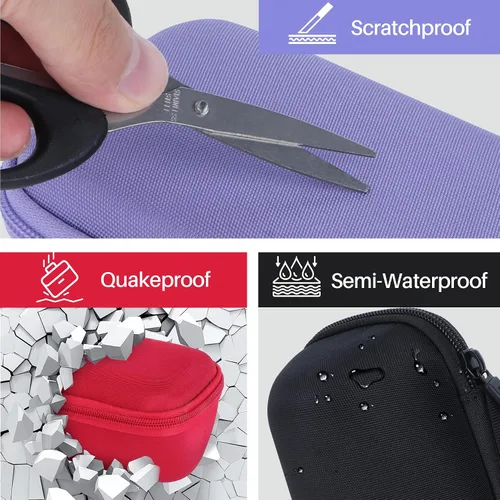 Vista 7 de Estuche de almacenamiento compatible con altavoz Bluetooth Estuche negro