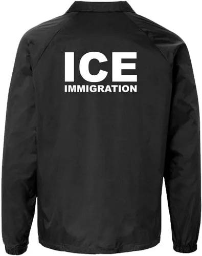 Vista 2 de ICE Immigration - Border Patrol Immigrant - Chaqueta de entrenadores para hombre