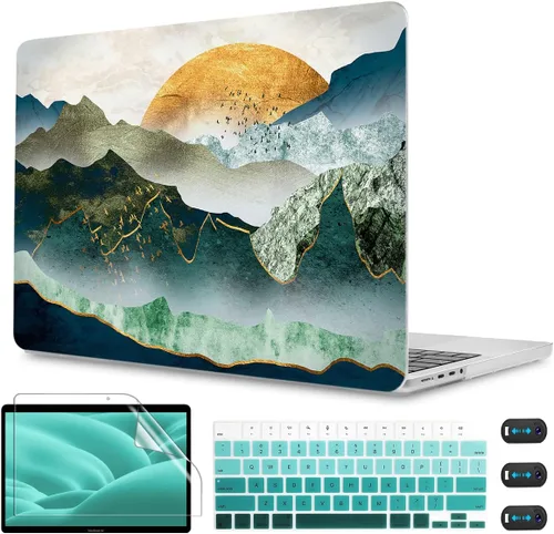 Vista 11 de CISSOOK Funda compatible con MacBook Pro de 16 pulgadas 2025 2024 2023 2022 2021 versión A3403 A3186 A2991 A2780 A2485, carcasa rígida para MacBook