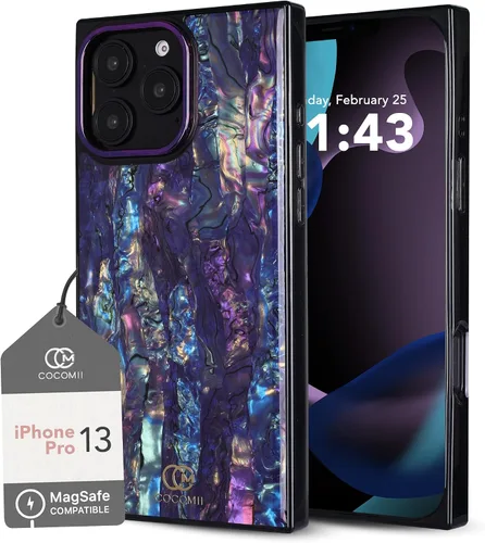 Vista 111 de Cocomii - Funda rectangular compatible con iPhone Xs/X - Perla opalescente, brillo brillante, para mujeres, niñas, hombres, funda protectora