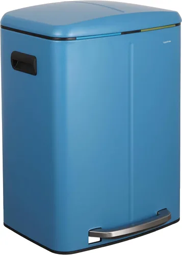 Vista 16 de happimess HPM1005B Marco Rectangular Cesta de Basura de 10.6 Galones con Dos Cubos y Tapa de Cierre Suave, Resistente a Huellas Dactilares, Moderna