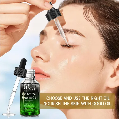 Vista 2 de Aceite facial 100% orgánico de paracres para antienvejecimiento, hidratación, reducción de arrugas y reafirmación de la piel Aceite esencial